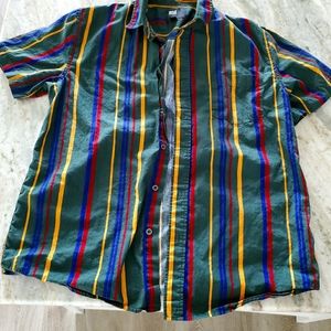 Mens Vintage Type Striped Shirt